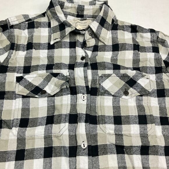 Current Elliott Womens Flannel Button Down Shirt Plaid Long Sleeve Top Size 0 - Picture 3 of 12